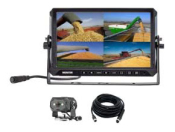 Visionworks 1080P 10 in. Monitor Kit - Quadview Large Screen