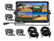 Visionworks 1080P 10 in Monitor Kit - Quadview Large Screen (4 Cameras)