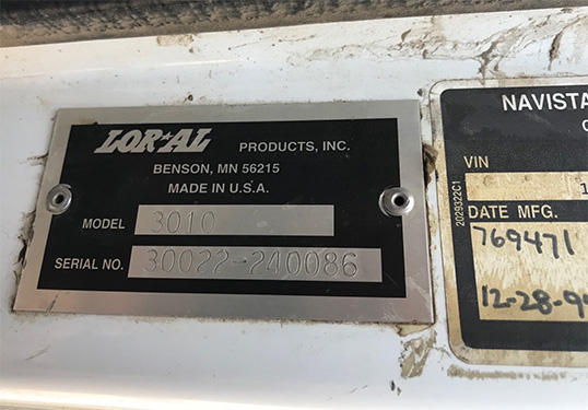 1997 Loral Liquid Model Information